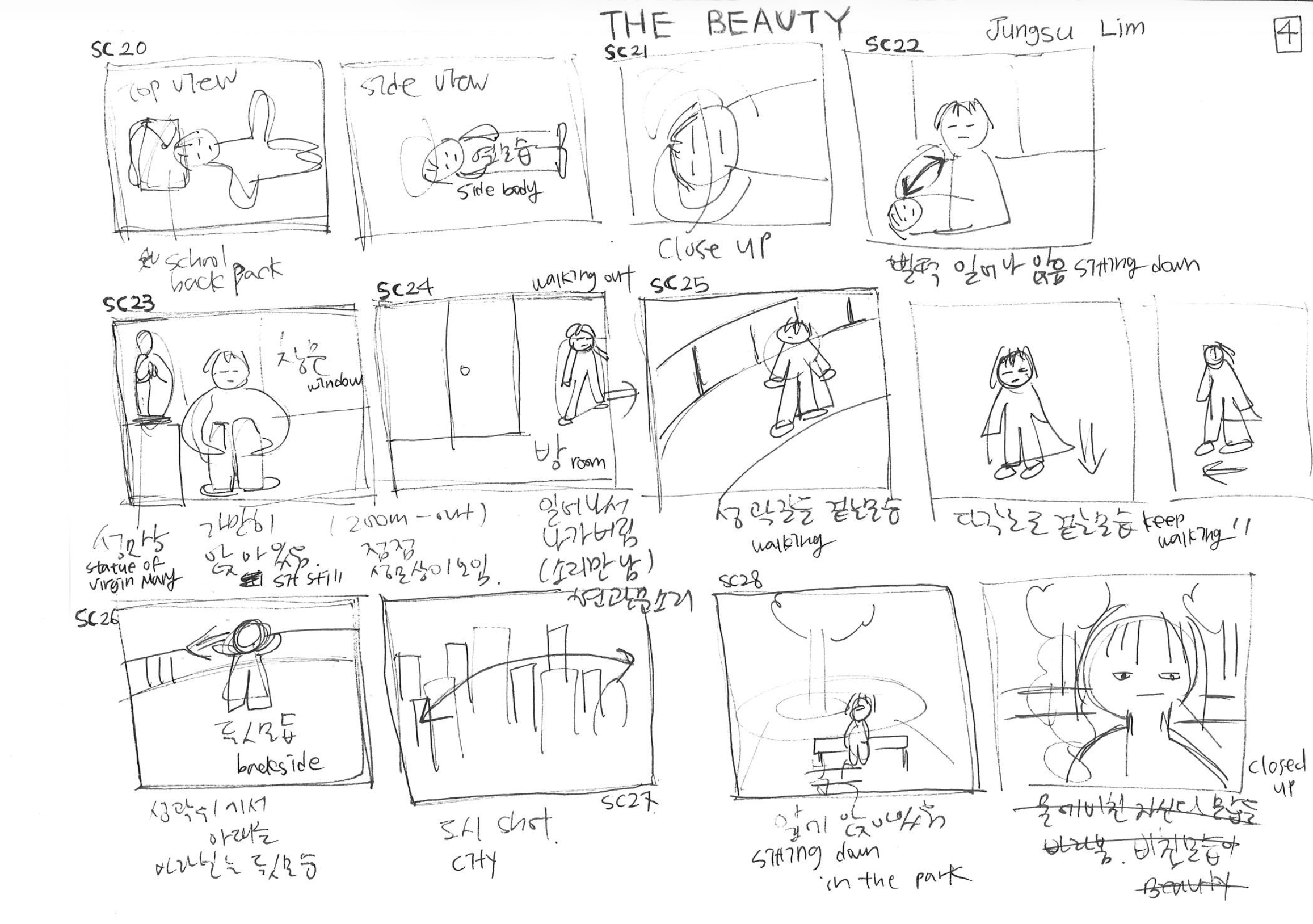 The Beauty storyboard page 8